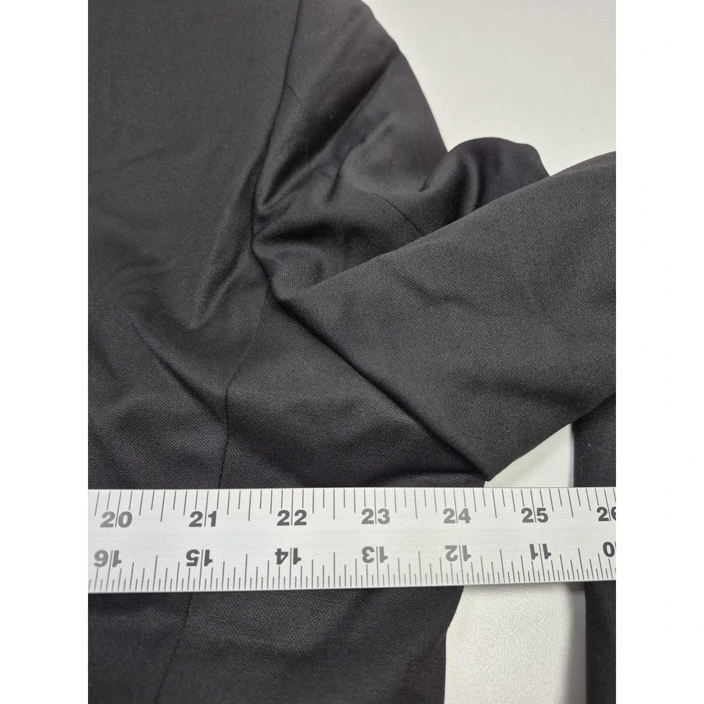 Loro Piana Lubiam Tuxedo Jacket Mens 48R Black Super 120s Wool 3 Button Italy